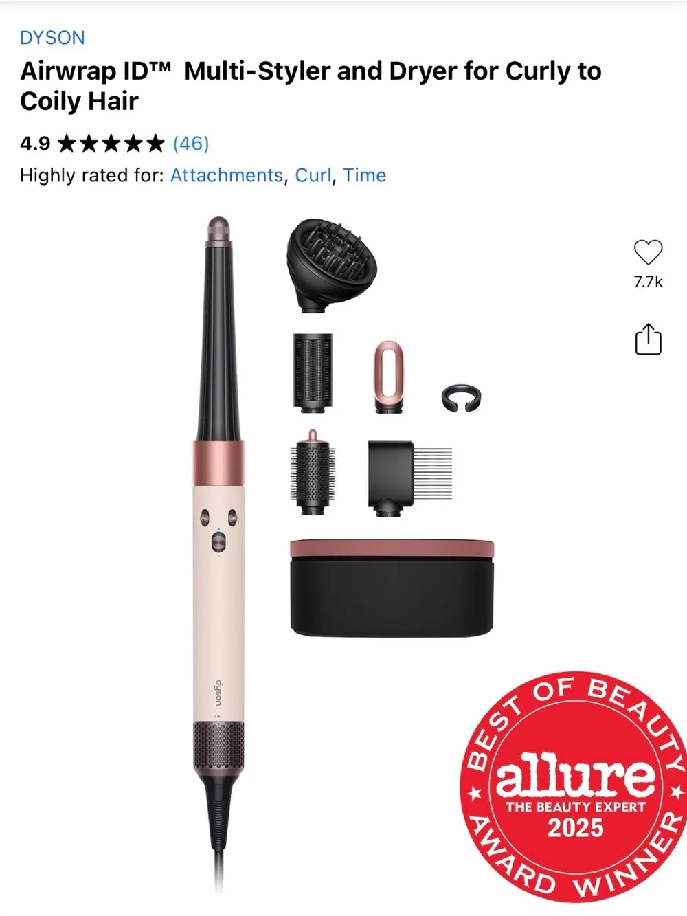 Dyson AirWrap for Curly Coily Hair